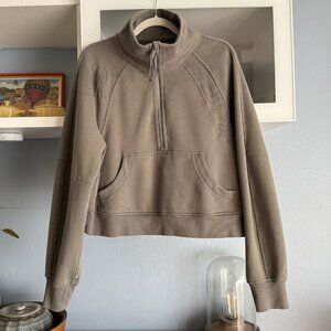 Lululemon Scuba Oversized Funnel Neck Half-Zip Sweatshirt in Rover M/L